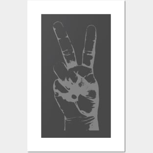 two fingers Posters and Art